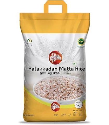 Double Horse Palakkadan Matta Rice (Short Grain)