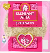 Elephant Atta Chapattis 360g (8Pcs) (Pack of 2)