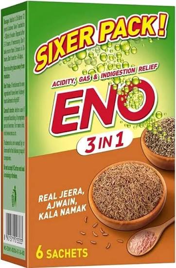 ENO 3 in 1 Sachet(Real Jeera,Ajwain,Kala Namak)