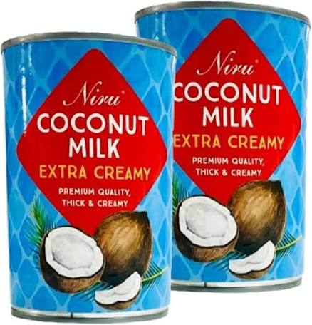 Niru Coconut Milk 400ml - Rich Texture & Creamy Liquid