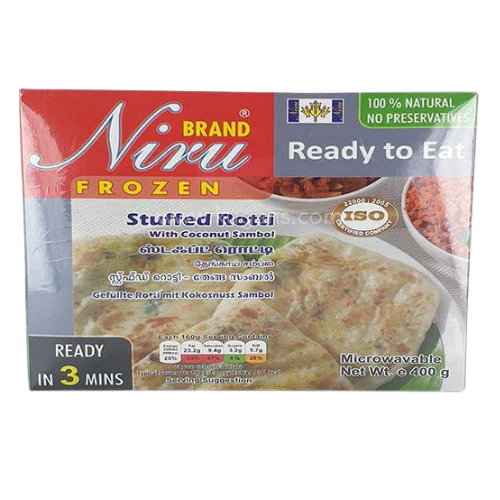 Niru Stuffed Rotti With Coconut Sambol 400g
