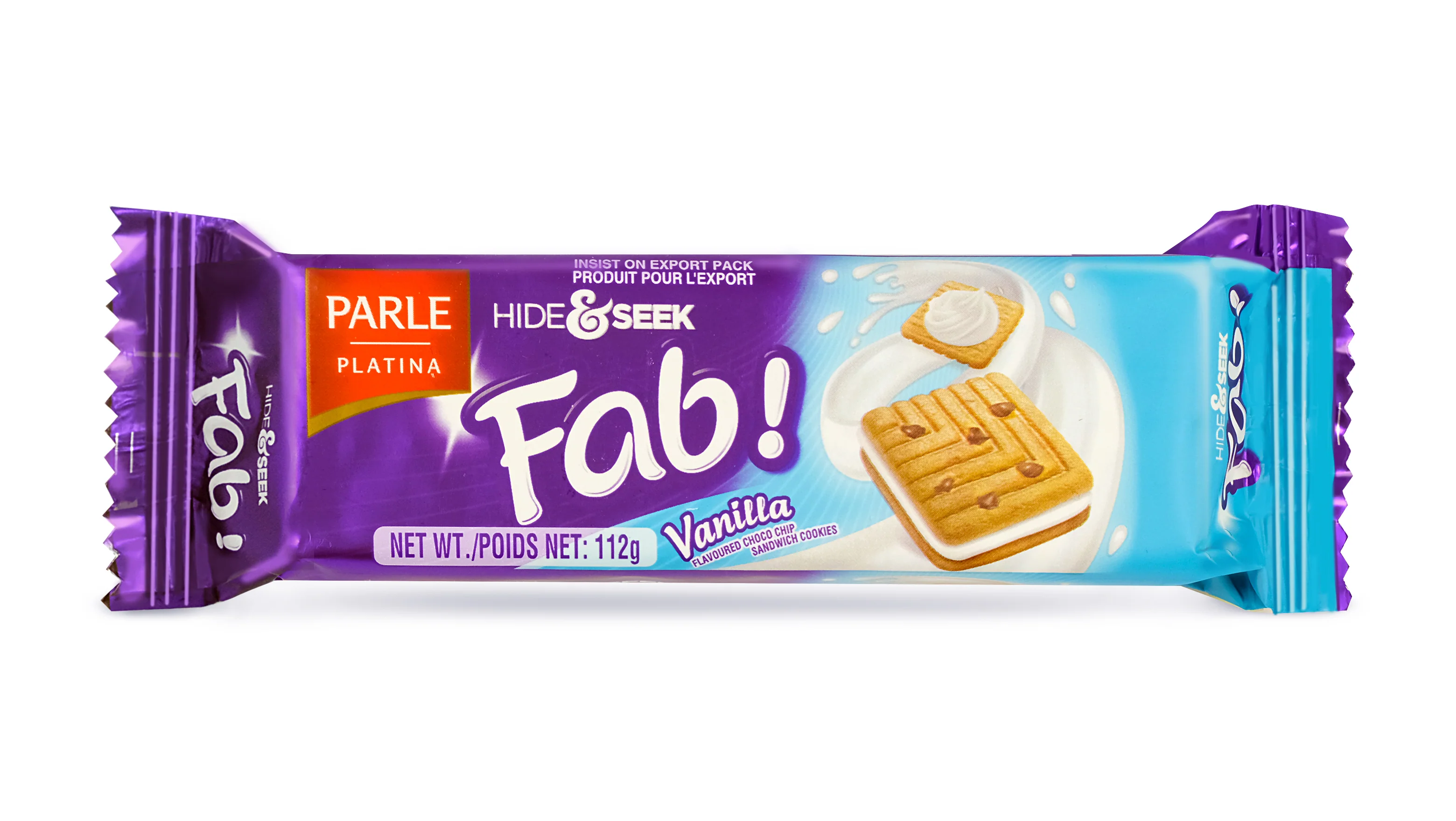 Parle Hide & Seek Fab Vanila 112gm