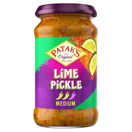 Pataks Lime Pickle Mild 283g
