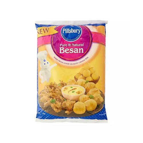 Pillsbury Besan Flour 1kg - Fine gram flour ideal for snacks