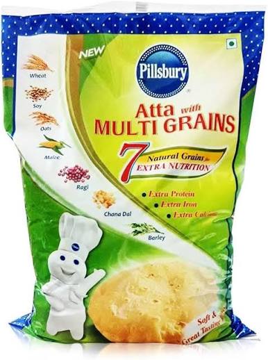 Pillsbury Multigrains Atta - Flour with multiple grains for meals