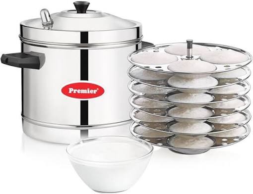 Premier SS Idli Cooker 6 Plates