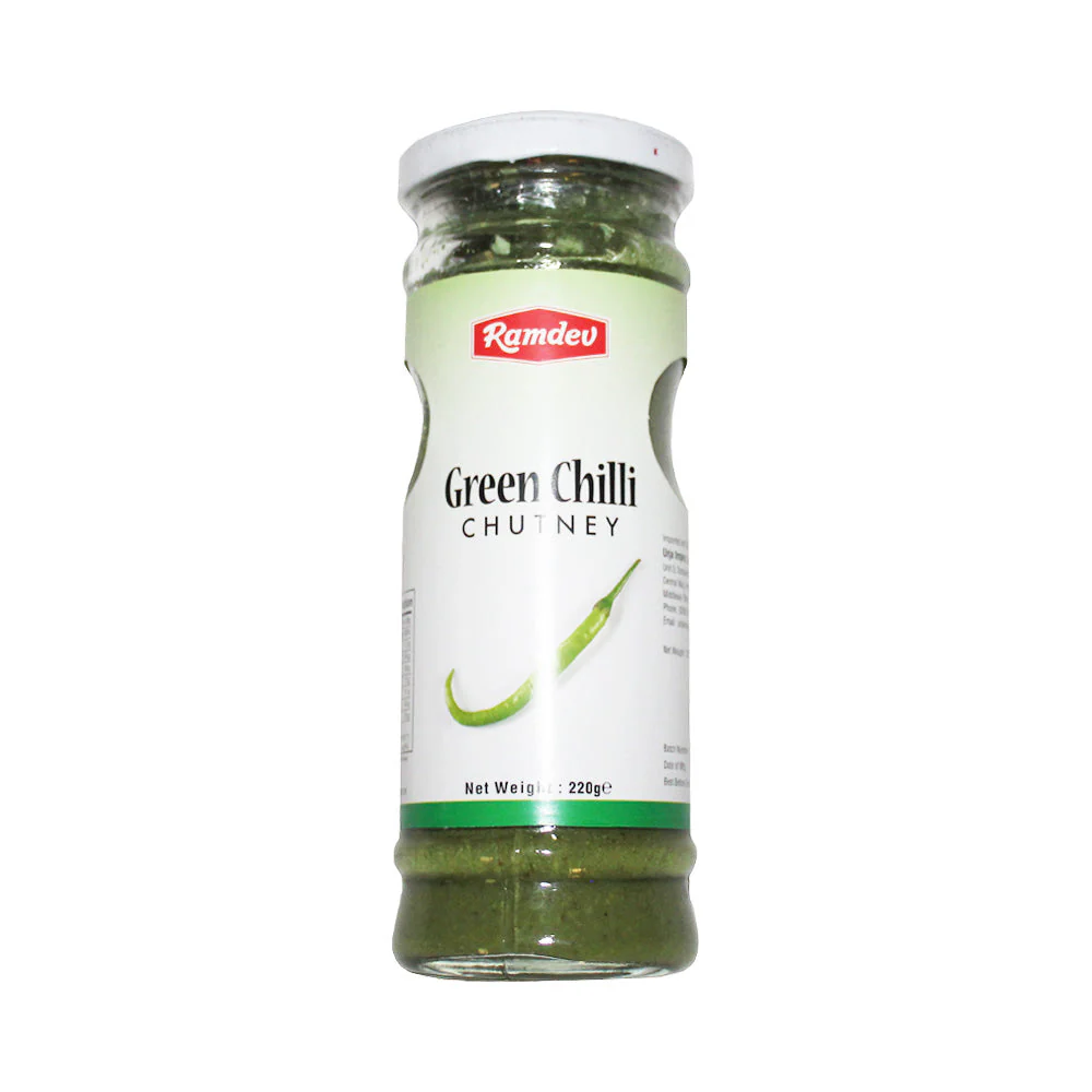 Ramdev Green Chilli Chutney 220g