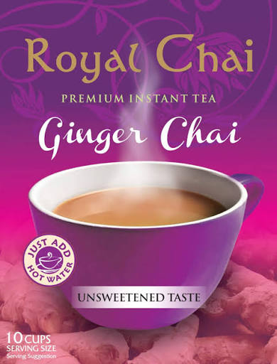 Royal Chai Ginger Chai (Unsweetend Taste) 10 Cups