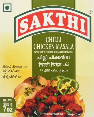 Sakthi Chilli Chicken 65 Masala 200g (Pack of 2)