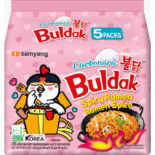 Samyang Buldak Carbonara 650g � Creamy Spicy Korean Noodles