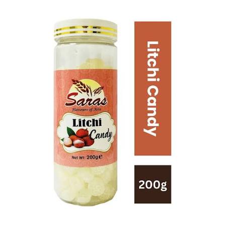 Saras Litchi Candy 200g
