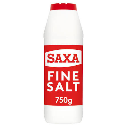 Saxa Table Salt Fine Drum 750G