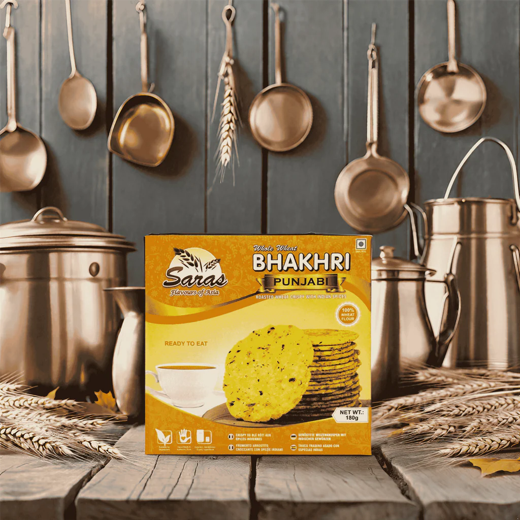 Saras Whole Wheat Bhakhri Punjabi 180g