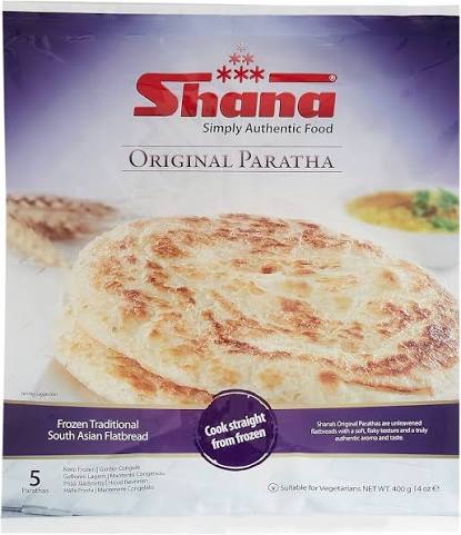 Shana Original Paratha Family Pack 15pcs 1.2kg � Convenient Layered Flatbread