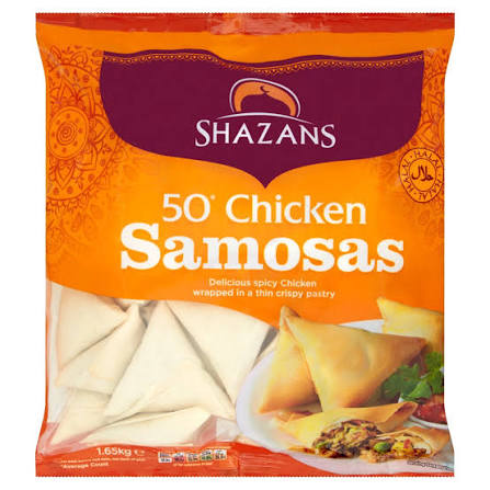 Shazans 50 Chicken Samosas