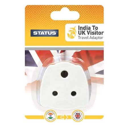 Status India to UK visitor adaptor P0146