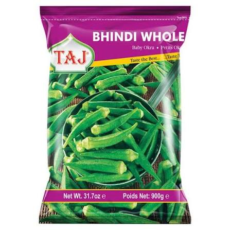 Taj Bhindi Whole Okra 900g (Pack of 2)