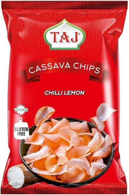 Taj Cassava Chilli Lemon 200g � Zesty Spiced Tapioca Crisps
