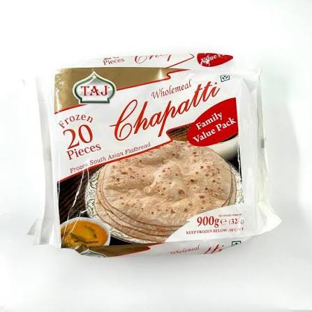 Taj Chappathi Family Pack 900g (20Pcs) - Soft Daily Meal Essential