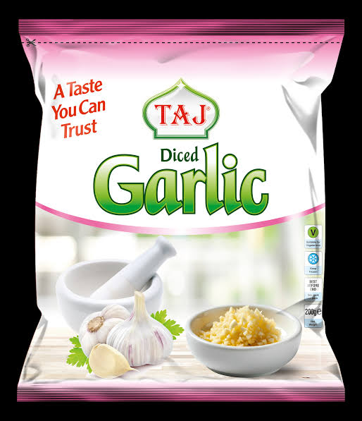 Taj Diced Garlic 200g - Authentic & Global Dishes
