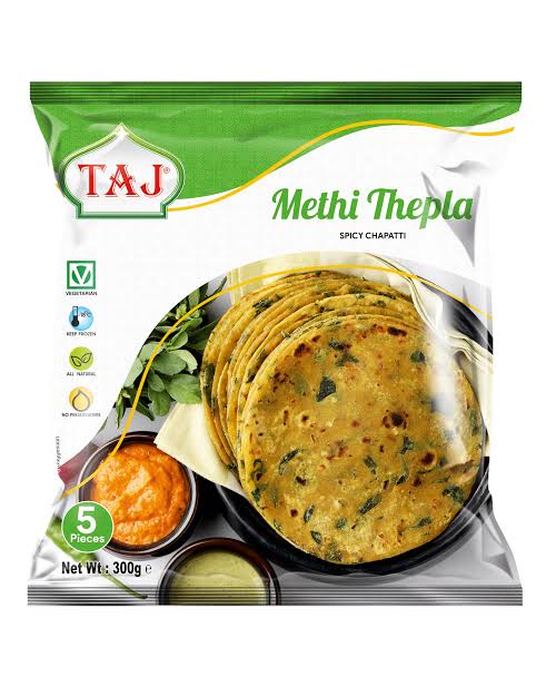 Taj Methi Thepla 300g (5Pcs) � Gujarati Style Methi Flatbread