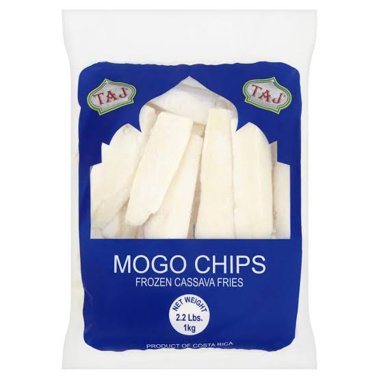 Taj Mogo Chips (Frozen Cassava Fries) 1kg - Delicious Ready-to-Cook Snack