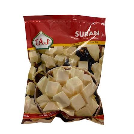 Taj Suran Cut 300g - Crisp & Tender Frozen Suran Cubes