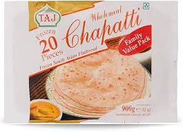 Taj Wholemeal Chapatti 900g (Pack of 2)