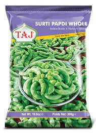 Taj Surti Papdi Whole 300g � Fresh Frozen Flat Beans