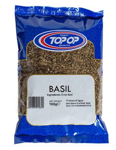 Top Op Basil 100g - Dried Herbal Leaves