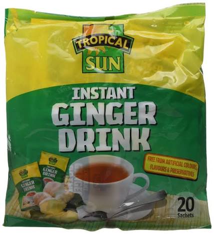 Tropical Sun Instant Ginger Tea 50g - Quick Ginger Drink