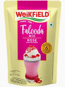 Weikfield Falooda Mix (Rose Flavour) 200g - Floral Dessert Blend