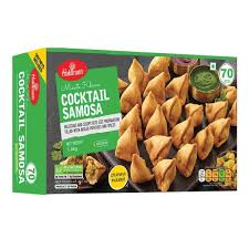 Haldiram's Cocktail Samosa 1.4kg (70Pcs)