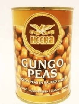 Heera Boiled Gungo Peas 400g - Soft Caribbean Style Beans