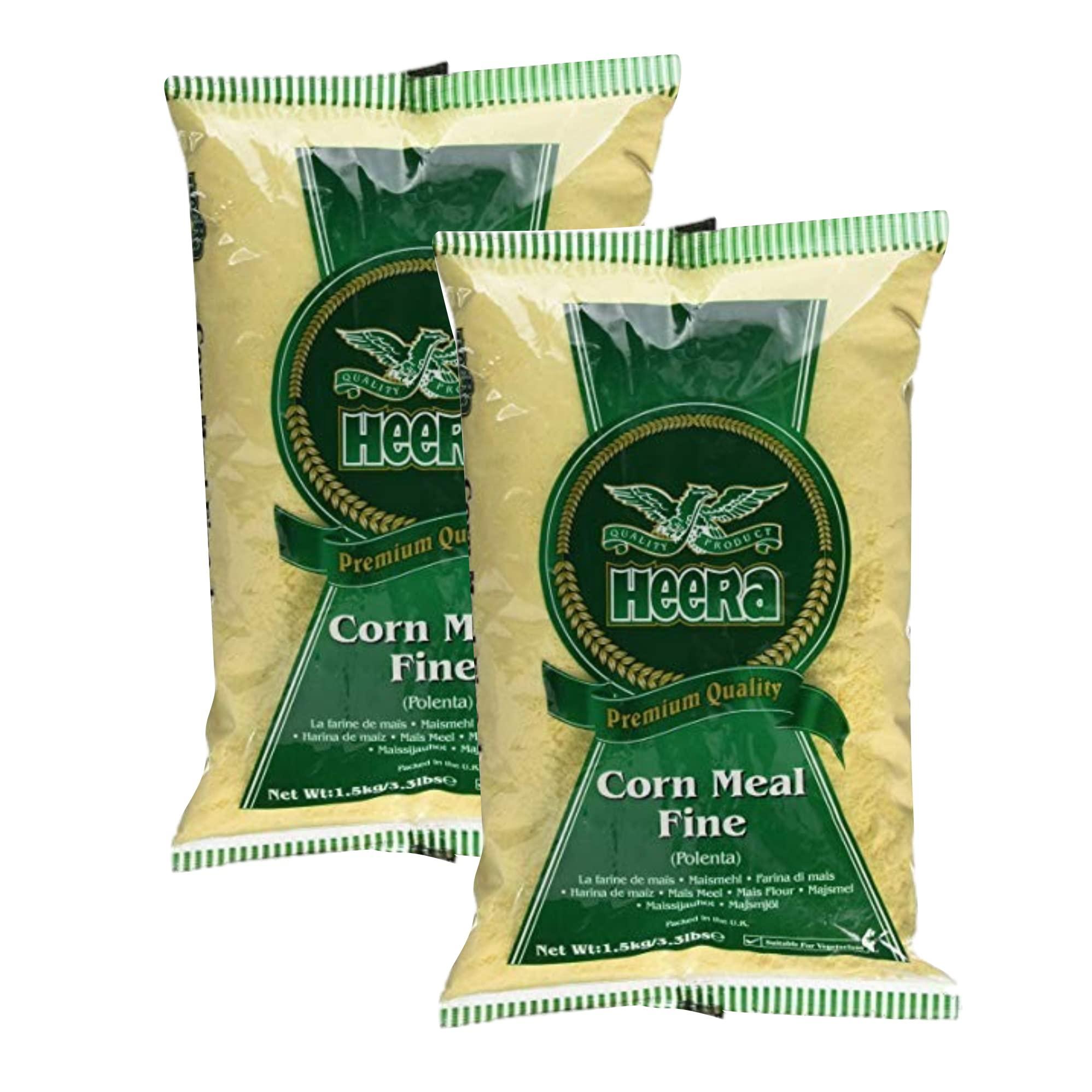 Heera Cornmeal Fine 1.5kg � Smooth Maize Powder