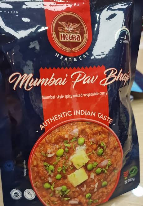 Heera Mumbai Pav Bhaji 280g - Ready Spiced Curry