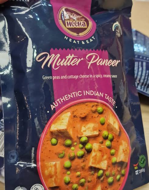 Heera Mutter Paneer 280g - Peas And Paneer Curry