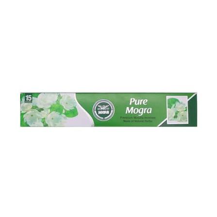 Heera Pure Mogra Premium Masala Incense 15g - Fresh Floral Bliss