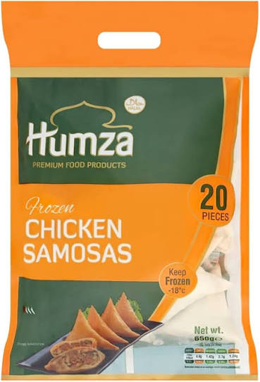 Humza 20 Chicken Samosa 650g (Pack of 2)