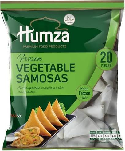 Humza Vegetable Samosas 650g - Crunchy Veg Bites