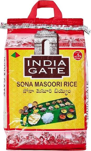 India Gate Sona Masoori Rice 5kg