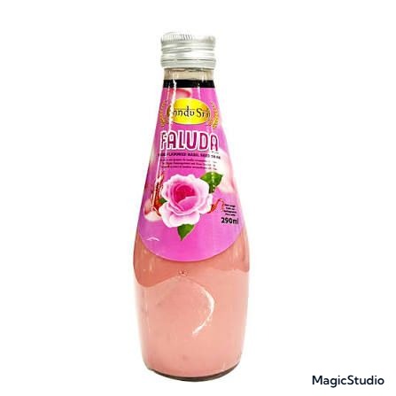 Inndu Sri Faluda Rose Flavour With Basil Seed 290ml