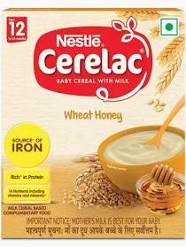 Nestle Cerelac Honey & Wheat (From 12 Months)