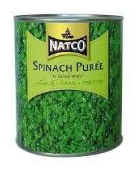 Natco Spinach Puree - Smooth Green Paste