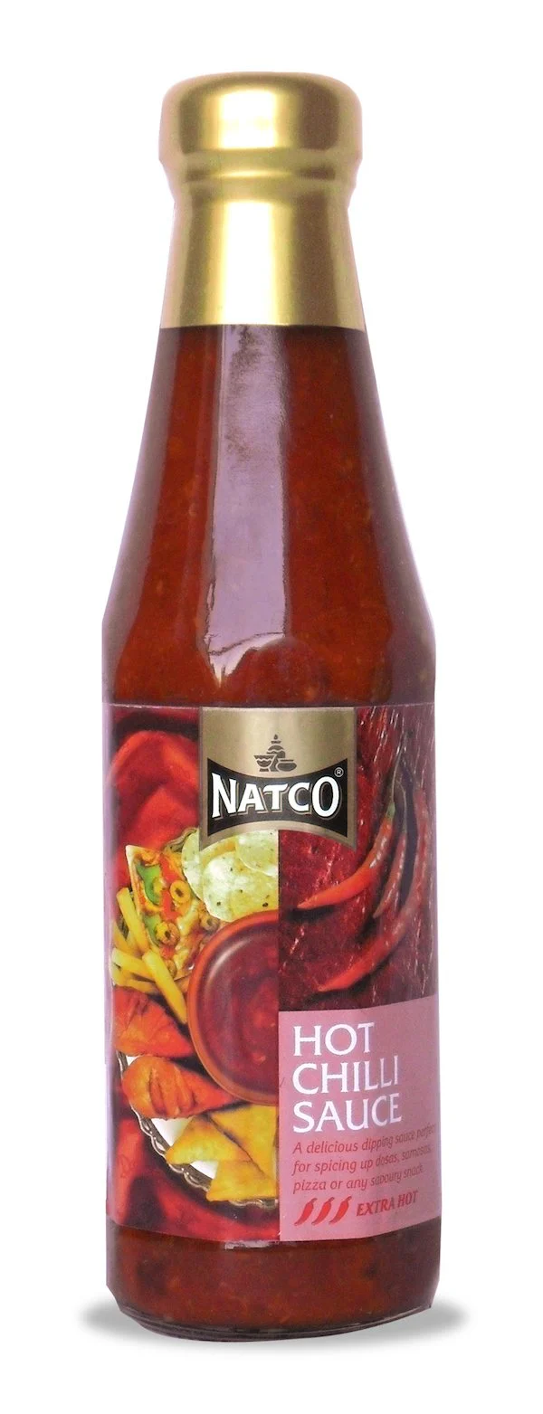 Natco Hot Chilli Sauce 310g - Fiery Table Sauce