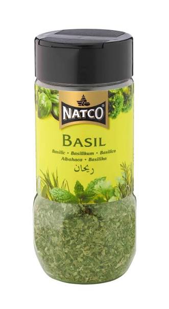 Natco Basil Jar 25g - Aromatic Herb Leaves
