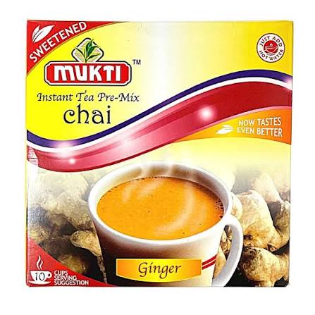 Mukti Instant Ginger Tea 220g (Sweetened)
