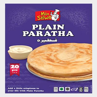 Mon Salwa Family Pack Plain Paratha 20Pcs