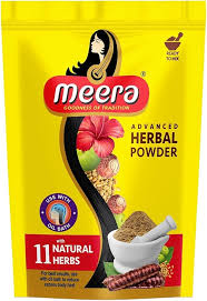 Meera Hairwash Powder / Shikaikai Powder 120G