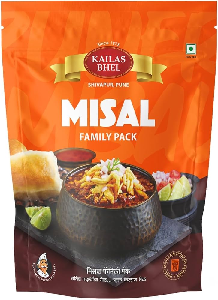 Kailas Bhel Misal (Family Pack) 400g